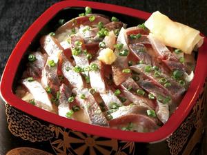 柿家すし 真あじのたたき重