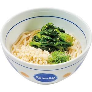 なか卯 冷やし菜の花のおうどん Cold Udon w/ Canola Flowers