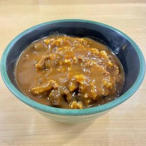 うどん屋さんの和風カレー丼