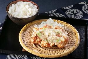 ねぎ塩ダレ唐揚げ弁当(5個)