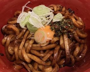 煮込み汁なしうどん