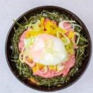 【バランス良し】半玉トロたく丼