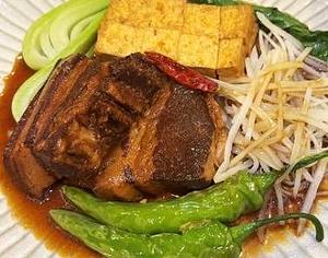 じっくり煮込んだ厚切り豚バラセット(肉干!)