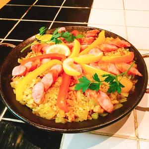 やみつき！ソーセージカレーパエリヤ(1人前)