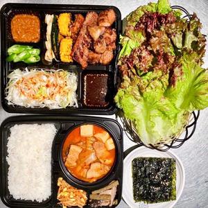 味付け豚カルビ・キムチチゲセット