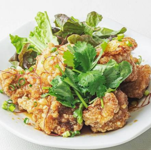 油淋鶏～中華ソースがけからあげ～6個入り fried chicken on chinese  sour Source(6 pieces)