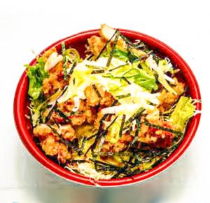 唐揚げタルタル丼