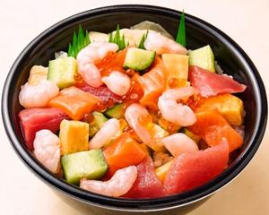 魚丼 ひなちらし丼(37)