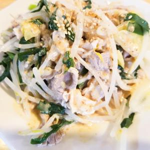 豚しゃぶ胡麻ドレサラダ