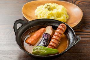 ソーセージと野菜のカレー