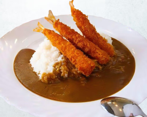 海老フライカレー