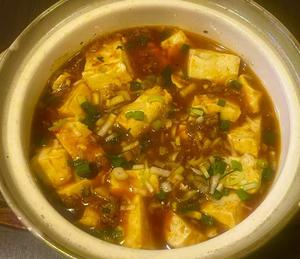 辛麻婆豆腐定食