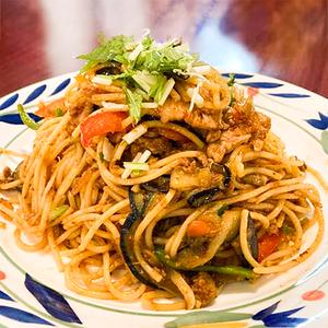 沖縄山原風パスタ Okinawa Yanbaru