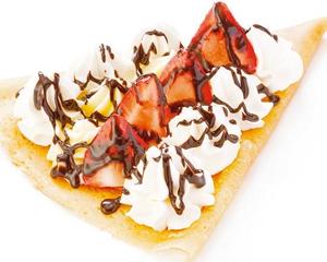 Wクリームいちごチョコソース