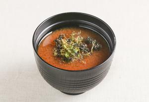出汁香る あおさ海苔の味噌汁