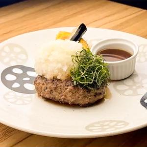 天草黒牛おろしポン酢ハンバーグ