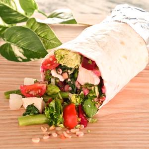 【低糖質】ボイルドサラダブリトー【Low-Carb】Boiled Salad Burrito