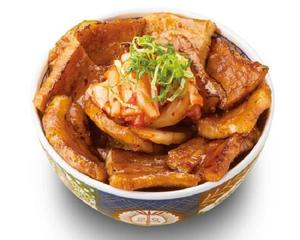キムチ豚バラ丼〈肉特盛〉Kimchi Pork Belly Bowl Extra Large