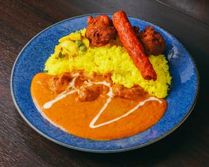 シークケバブ＆チキンティッカーカレーボックス Seekh Kebab ＆ Chicken Tikka Curry Box
