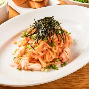 イカと明太子のパスタ