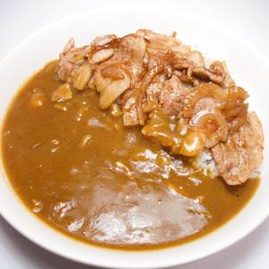 豚バラ焼肉カレー(生姜焼き)