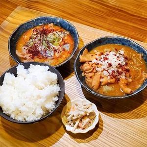 Wもつ煮弁当(辛もつ煮・カレーもつ煮)