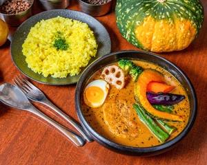 ハンバーグ野菜カリー