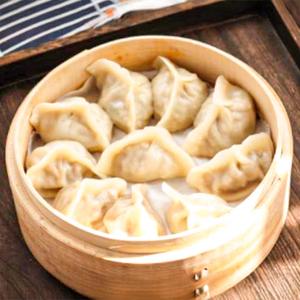 インゲン入り和豚蒸し餃子(和豚豆角蒸)Lサイズ5個