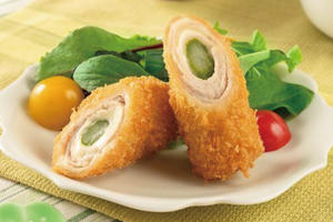 とんかつ新宿さぼてん アスパラとチーズのロース巻きかつ