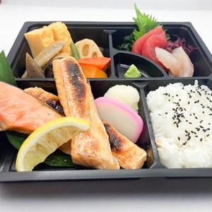 鮭2種塩焼き刺身御膳