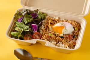 鶏あえずタンパク 温玉ダイエットカレー Soft-Boiled Egg Diet Keema Curry