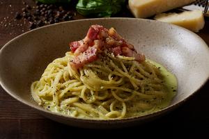ジェノベーゼ×カルボナーラ Genovese × Carbonara