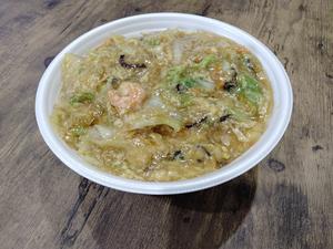 かき玉中華丼 ※麦飯になります