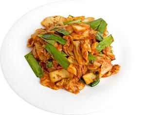 キムチと豚肉の炒め