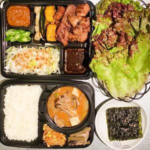 味付け豚カルビ・味噌チゲセット