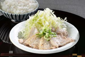 塩旨ダレぶたバラ定食
