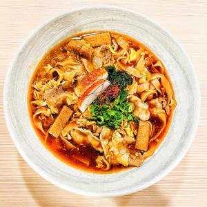 豚肉玉子あんかけきしめん