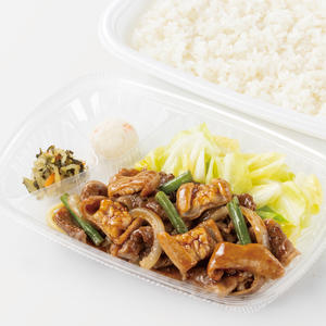 ほっともっと 牛カルビ＆ホルモン弁当
