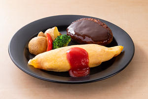 特製オムライス＆デミグラスハンバーグ