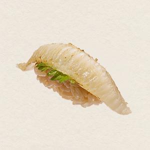 すしみさき えんがわ醤油炙り