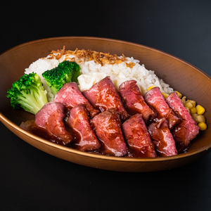 しっとり赤身肉のローストビーフBOX(ローストビーフ100gライス200g)