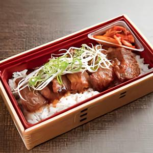 特選霜降りカルビ焼肉重 Grilled Specially-Selected Marbled Kalbi Boxed Meal