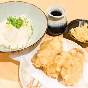 かしわ天ぶっかけ