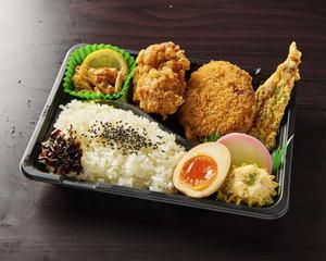 ①ももザンギ＆鶏メンチ弁当