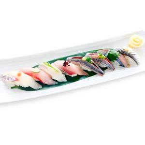 白身・光物8貫にぎり