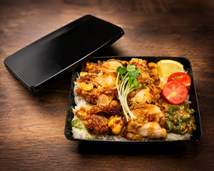 北海道ザンギ唐揚げ重プレーン味(からあげ弁当/南蛮味噌添え)