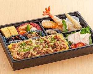 牛しぐれ天ぷら弁当