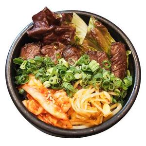 ネギ盛ハラミ丼