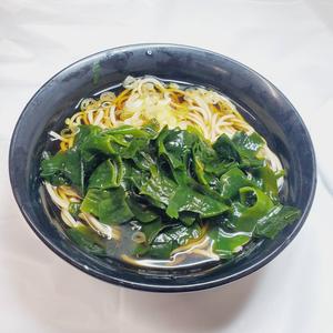 (温)わかめそば 又は うどん (Warm) Seaweed Soba/Udon