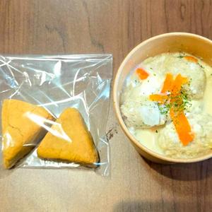 鶏つくね豆乳スープ